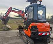 Kubota KX61-3 14r. 4,5mth minikoparka nowe gąsienice i zębatki 2,6t