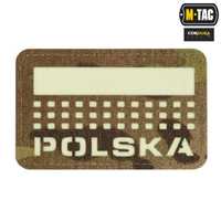 M-Tac naszywka Polska (z flagą) 50х80 Laser Cut
