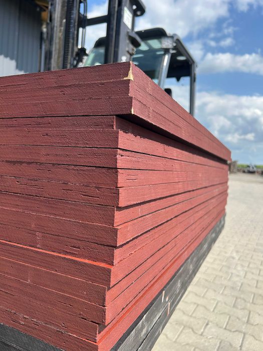 Sklejka wodoodporna szalunkowa 21mm 250x125 Cena BRUTTO 62,40 m2