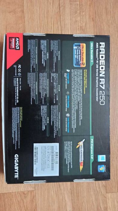 Продам відеокарту AMD Radeon R7 250/ 1GB Gigabyte