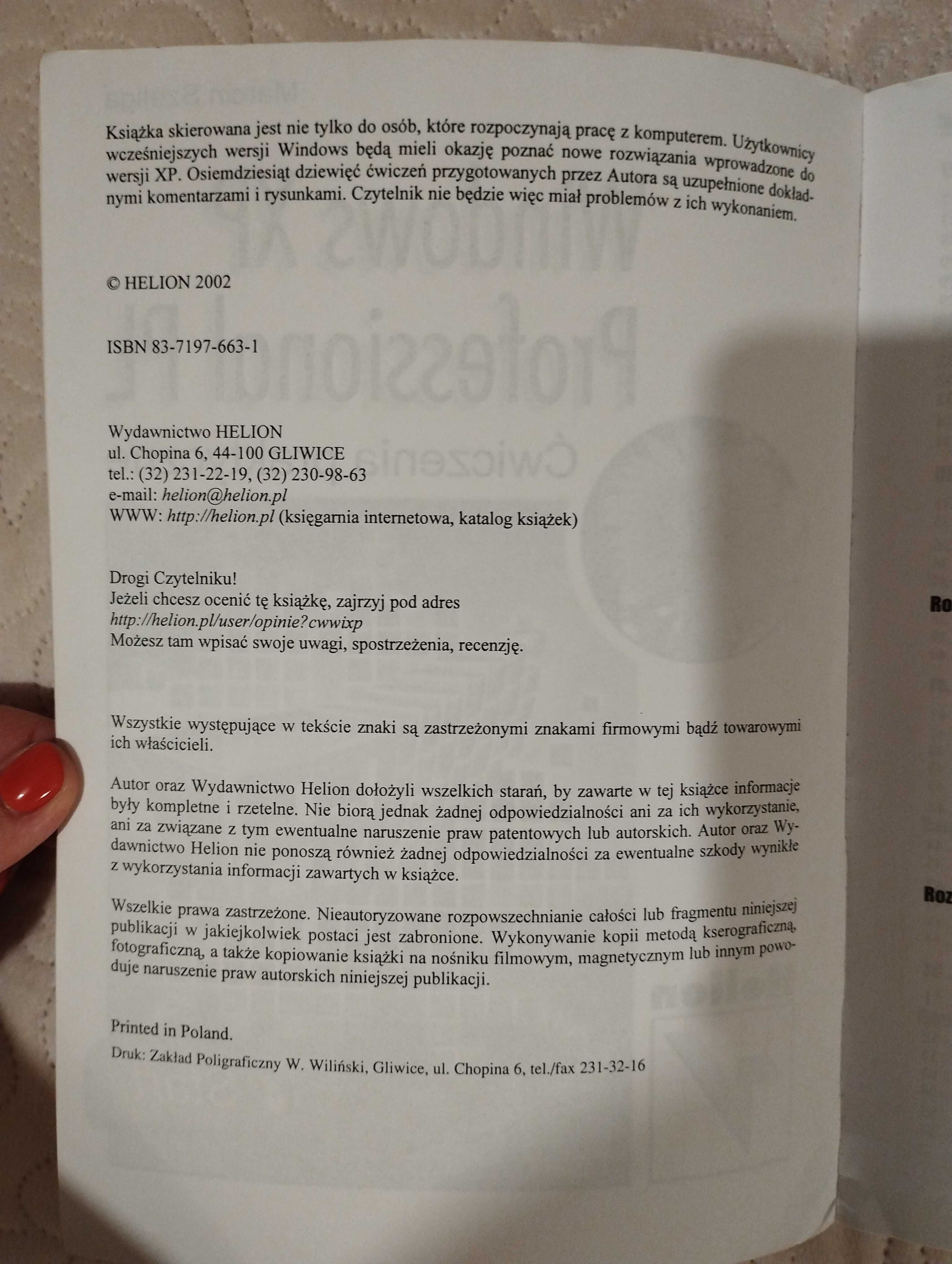 Windows XP Professional. Ćwiczenia praktyczne, Helion, 2002