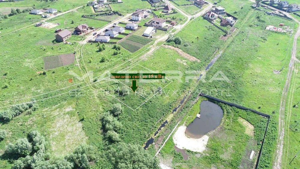 Шевченкове Продаж ділянок по 10 сот, 15 кВт електрики, масив Сонячний