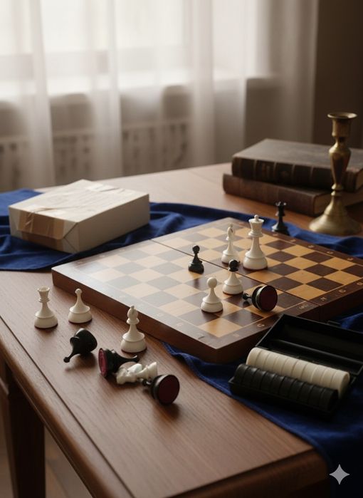 Шахи, Шашки, Нарди