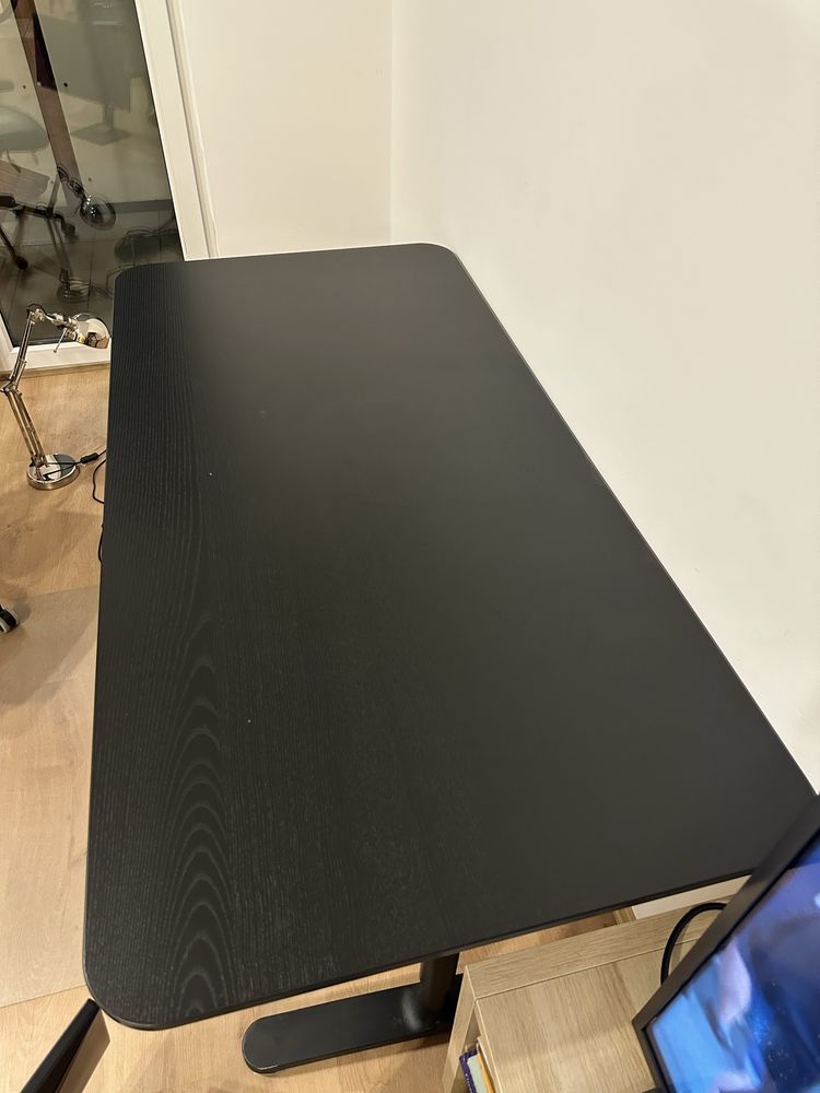 Ikea Bekant 160x80 czarny blat stół biurko