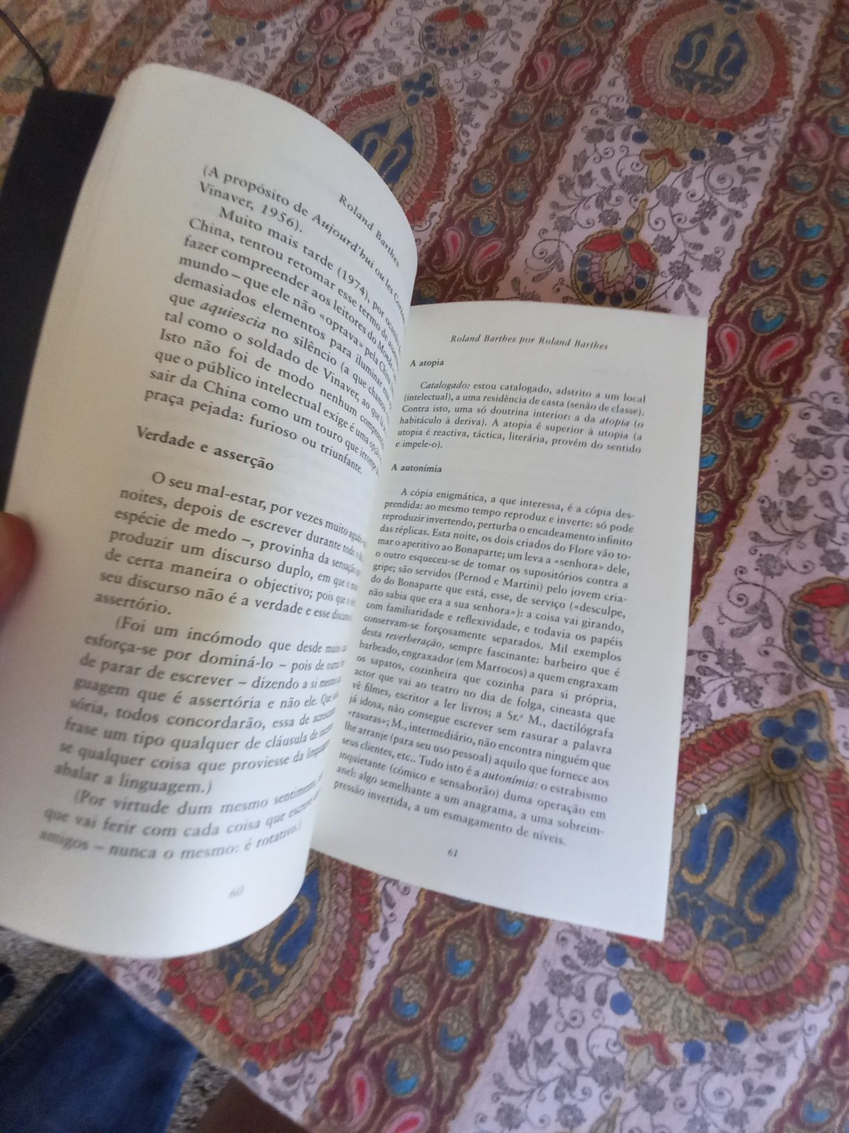Roland Barthes por Roland Barthes filosofia