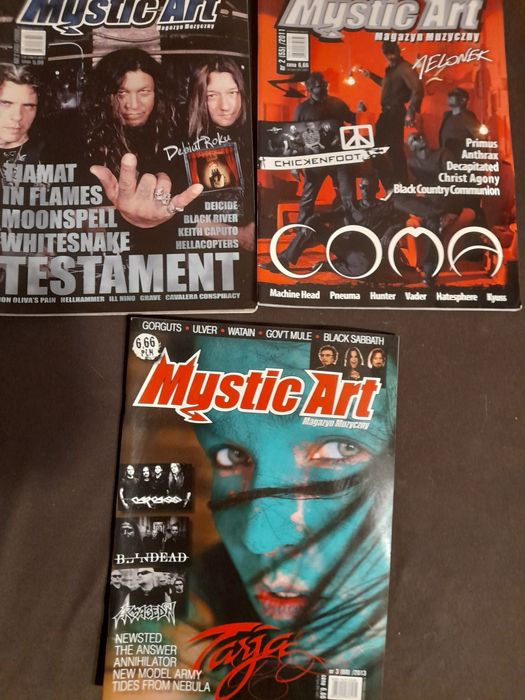 Mystic art czasopisma metalowe