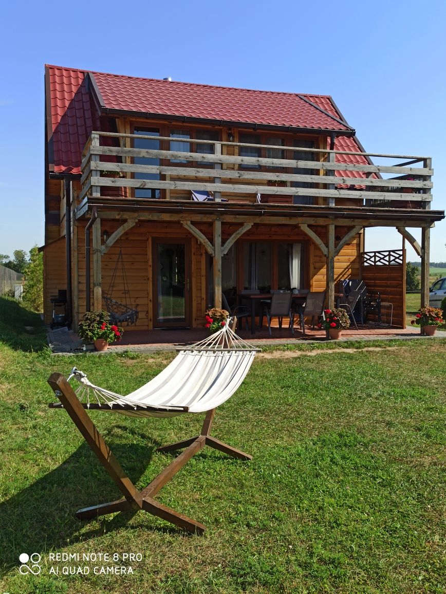 Domek Balia z jacuzzi. SAUNA Basen MAZURY Kominek