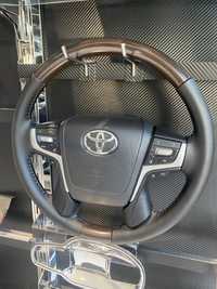 Руль в сборе для Toyota Land Cruiser 200, Prado 150 (подушка)