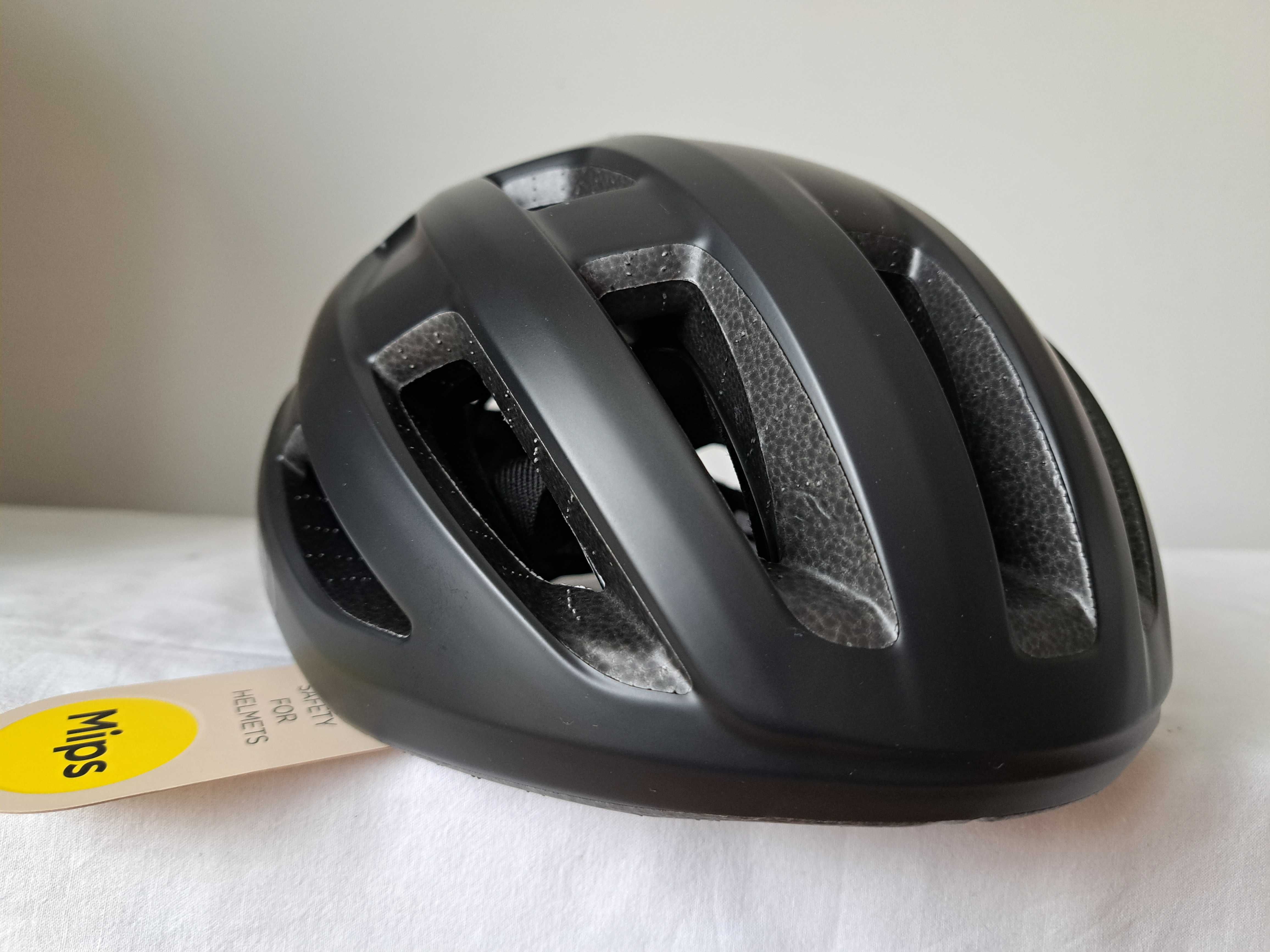 Kask rowerowy Abus Powerdome Mips Velvet Black M 54-58cm