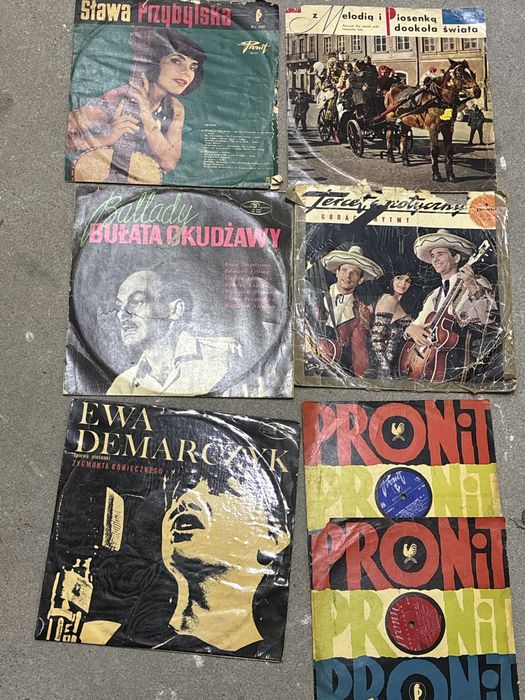 Zestaw starych plyt vinylowych,  Sława Przybylska,…