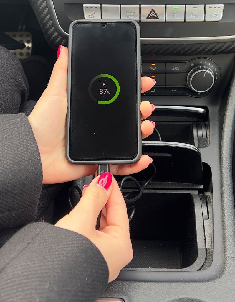 L-BRNO Ładowarka samochodowa dual usb typ c