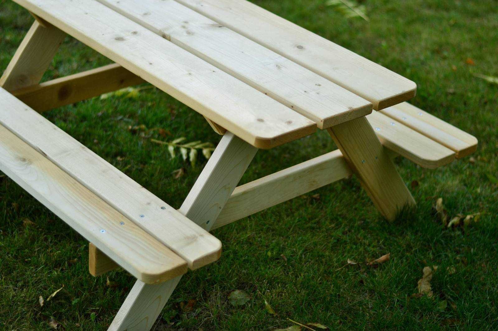 Duży Stolik piknikowy z ławeczkami ogrodowy dla dzieci
