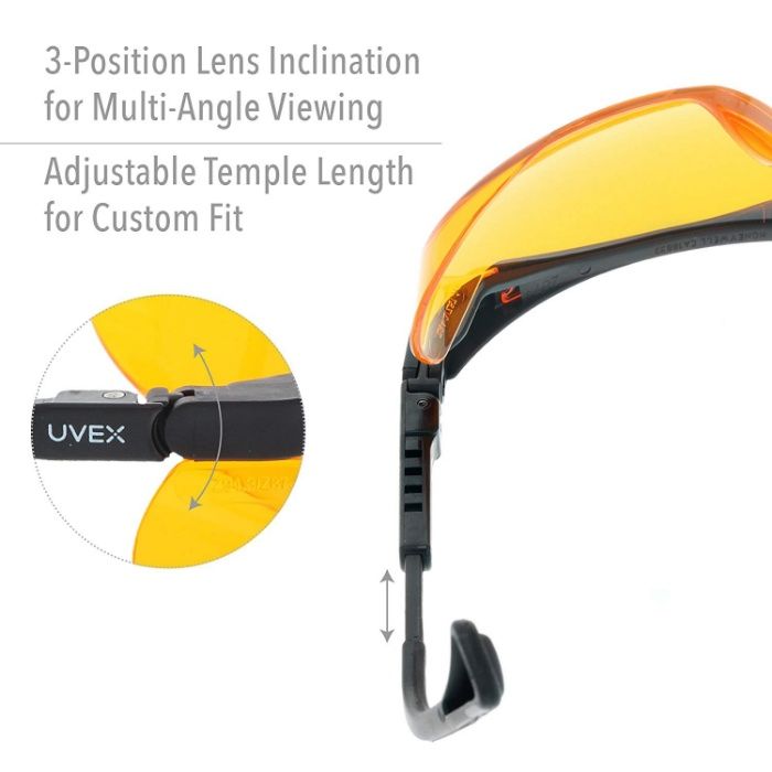 Okulary UVEX Night Fit nocne światło NOWE!