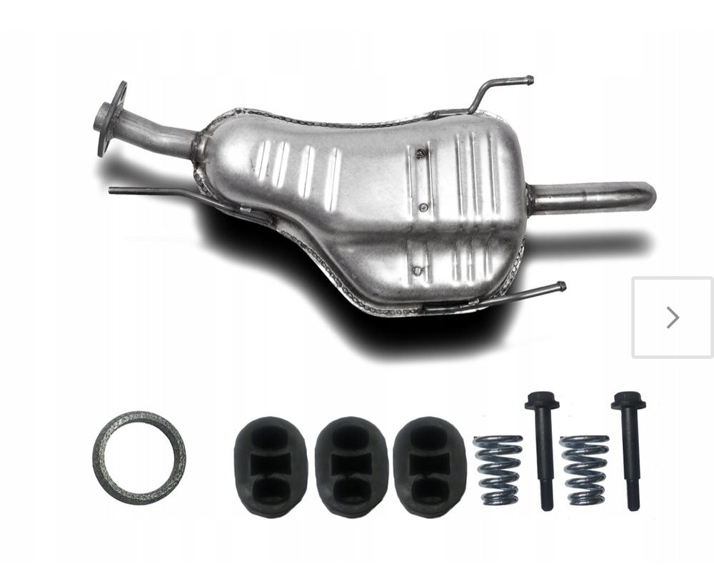 Opel Astra 2 G tłumik końcowy