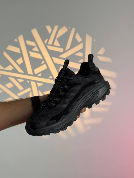 ТОП! Merrell Moab Speed 2 All Black 41 42 43 44 45 мерели чорні