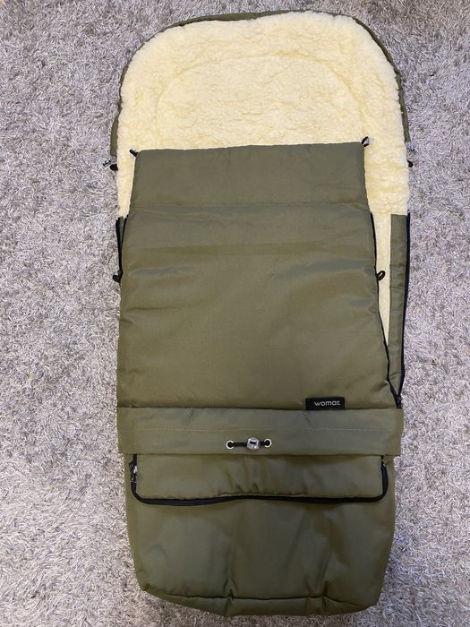 Зимовий конверт на овчині для коляски