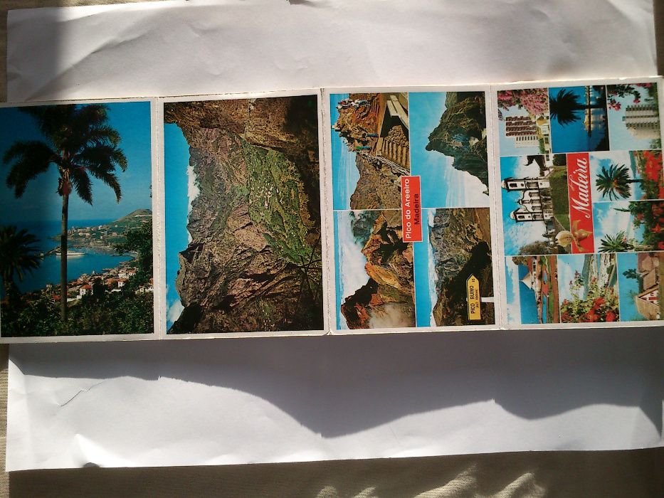 Livro com 36 postais da Ilha da Madeira I, Edições Poligráfica anos 70