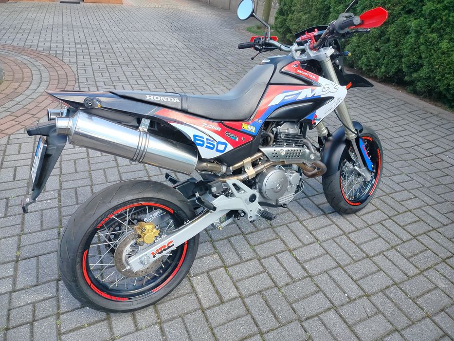 Honda FMX 650 SM Supermoto zamiana