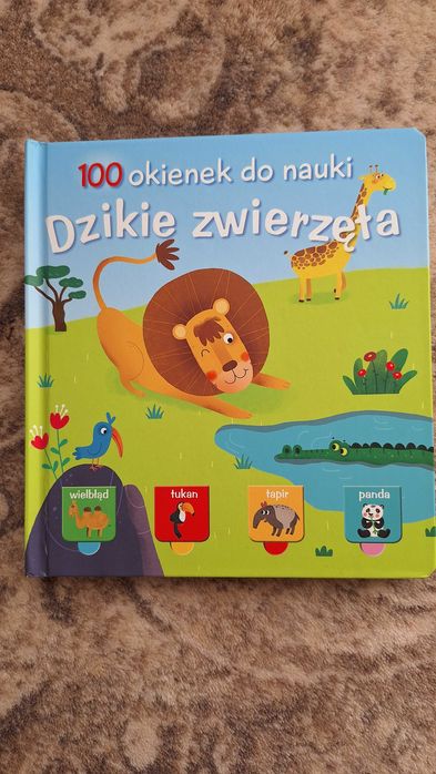 100 okienek do nauki Dzikie zwierzaki