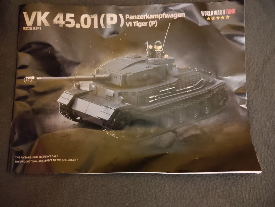 Klocki czołg VK 45.01(P) NOWE bez pudełka