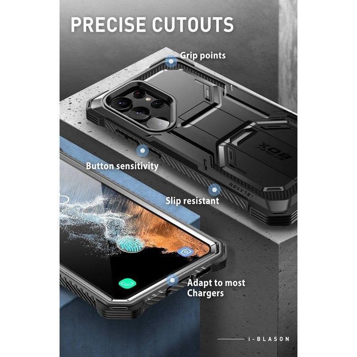 Supcase Armorbox Set 2 Etui Galaxy S23 Ultra Czarny