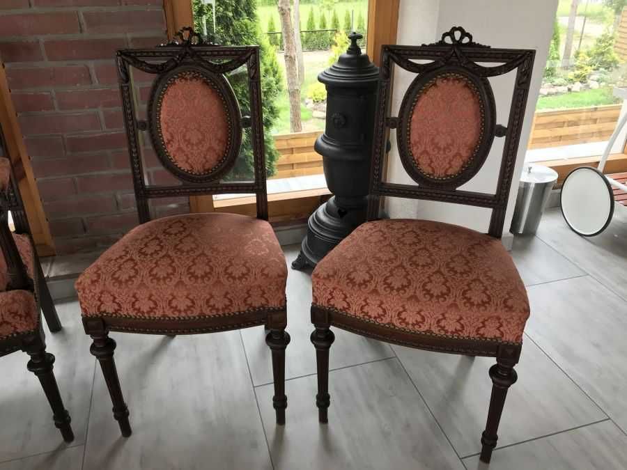 Kanapa 2 fotele 2 krzesła antyk