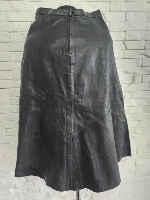 Спідниця з натуральної шкіри