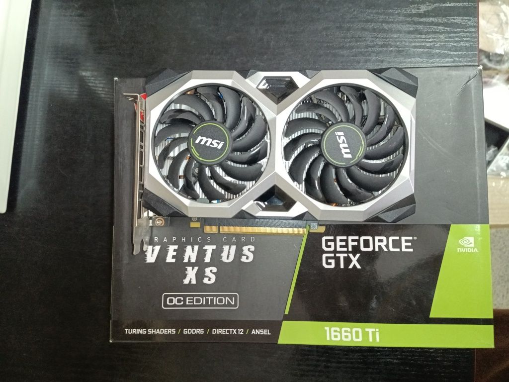 Продам повністю робочу відеокарту MSI Geforce GTX 1660 Ti VENTUS