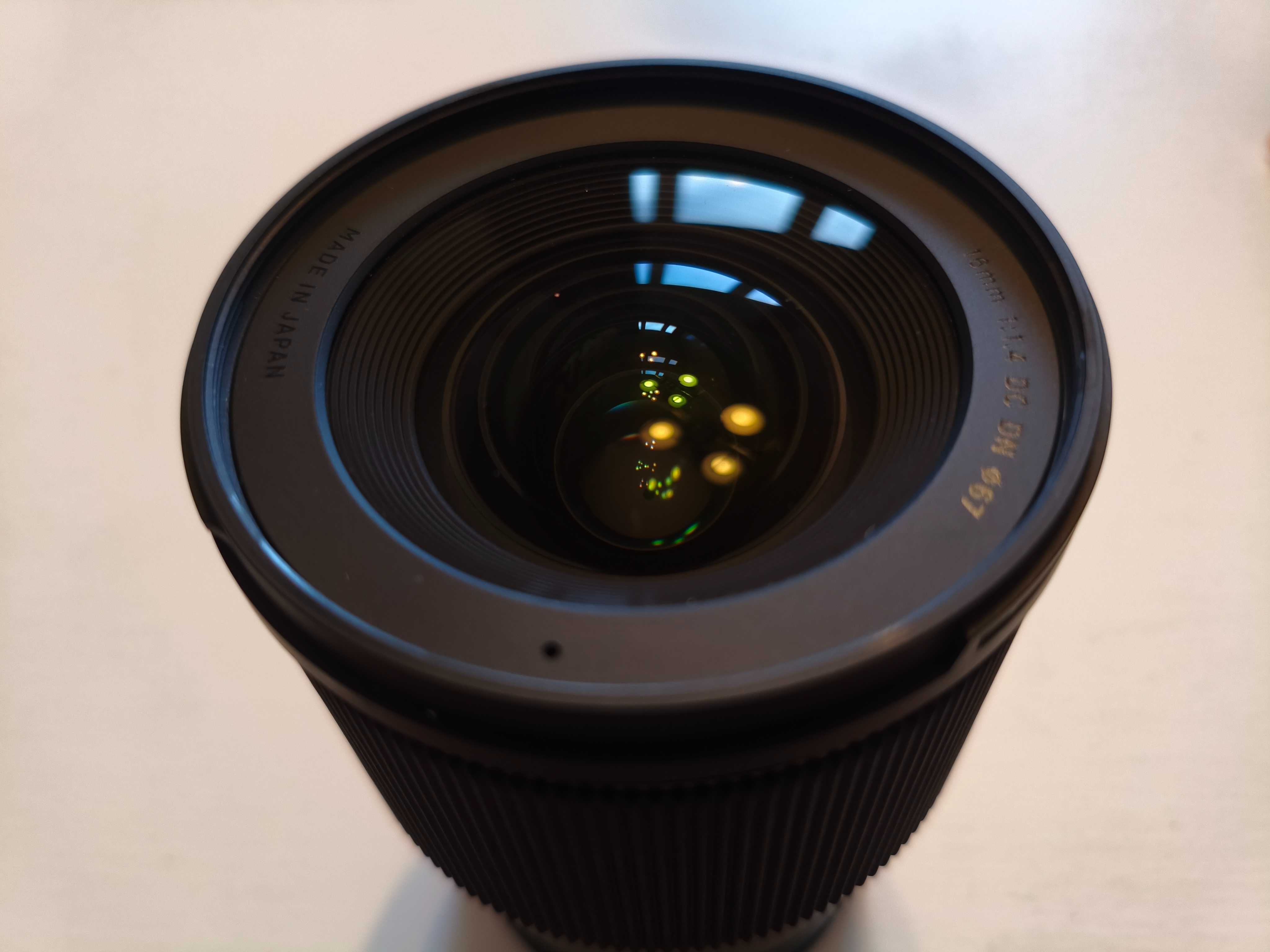 Obiektyw Sigma C 16 mm f/1.4 DC DN (Sony E), stan idealny