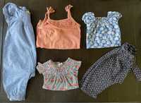 Zestaw letnie ubranka dla dziewczynki H&M