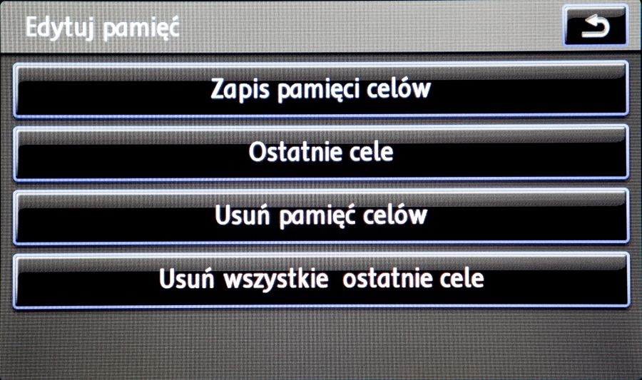 VOLKSWAGEN PHEATON RNS 810 polskie menu mapa