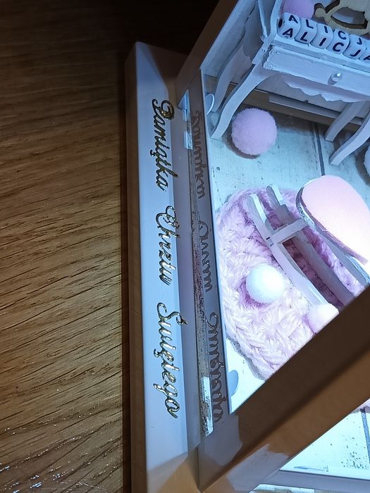 Lampion pamiątka Chrztu świętego narodziny urodziny prezent