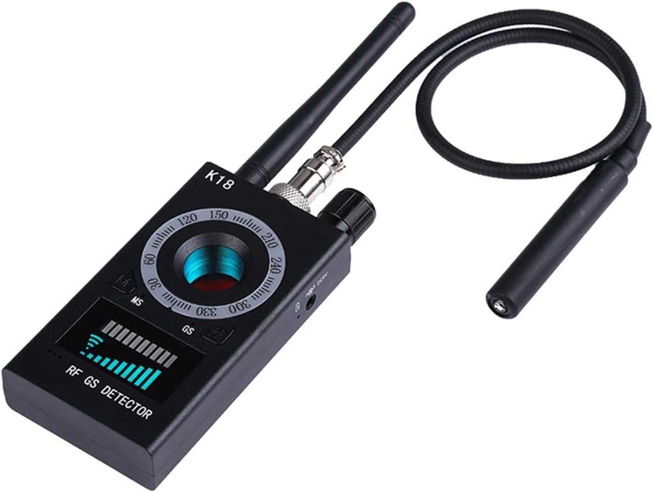 Wykrywacz Podsłuchów Lokalizatorów GPS GSM LTE Detektor Kamer WIFI K18