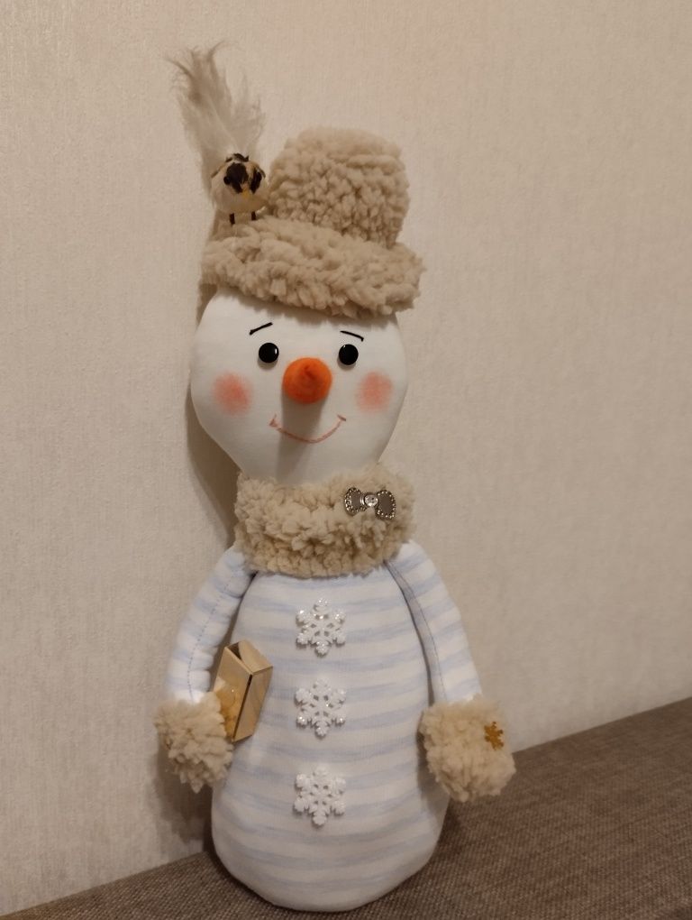 Новогодний хендмейд - снеговик