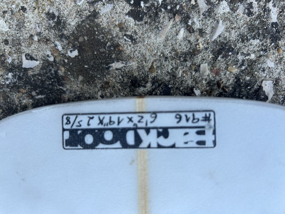 Prancha surf 6’2 backdoor