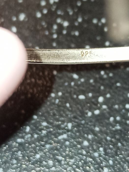 Серебряный браслет .