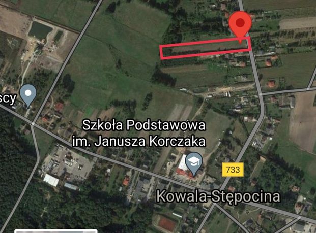 Działka budowlano-inwestycyjna Kowala-Stępocina, okolice Radomia