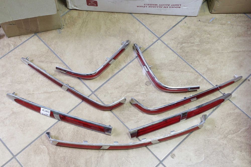 4340 Listwy na kufer komplet Listwa kufra Honda Goldwing GL 1800