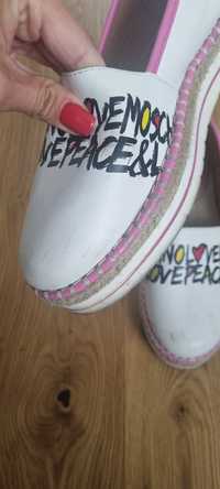 Espadryle Love Moschino