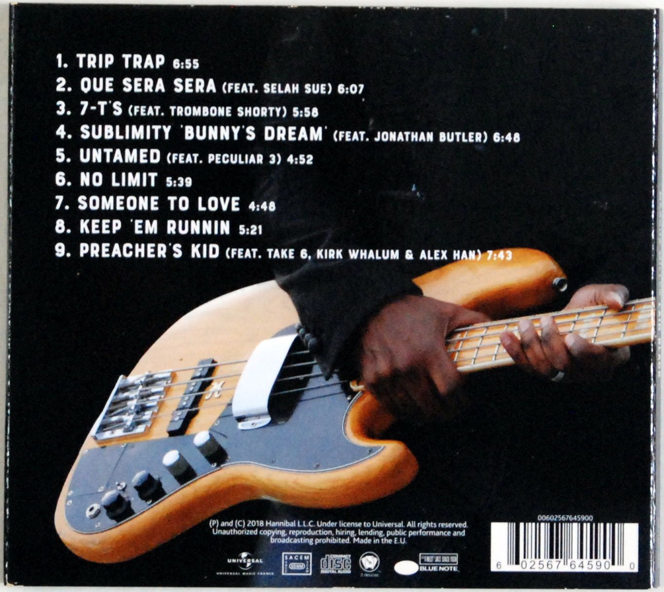(CD) Marcus Miller - Laid Black s.BDB