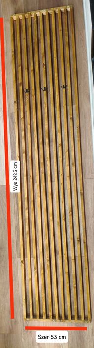 Lamele ścienne drewniane