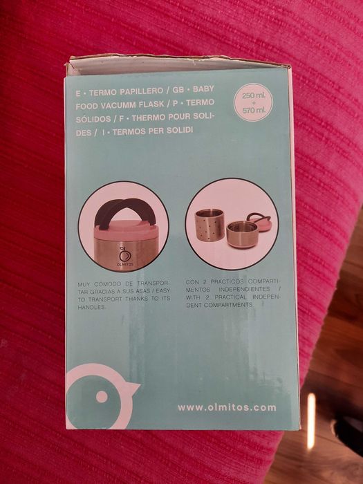 Termo de alimentos sólidos bebe