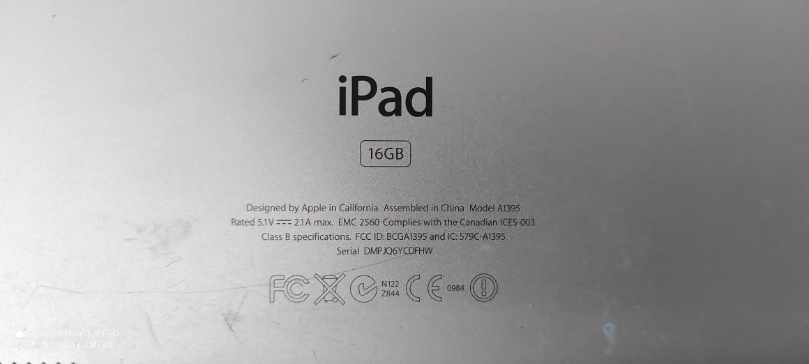 iPad 9.3.5(13G36)