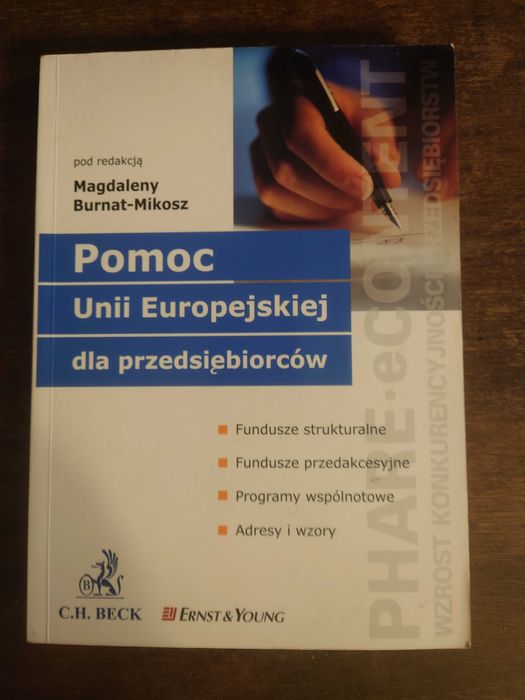 Pomoc Unii Europejskiej dla przedsiębiorców książka