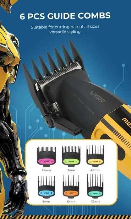 Новинка! Машинка для стрижки профессиональная беспроводная VGR V285