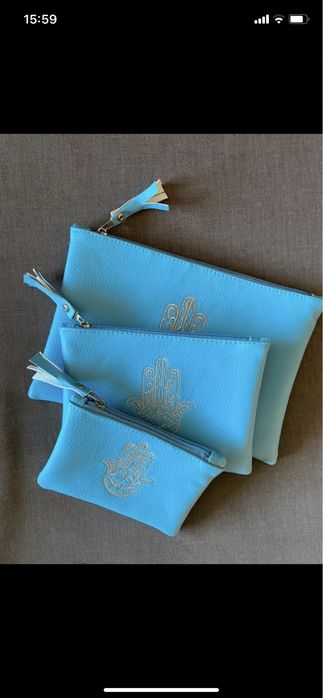 Conjunto de três bolsas