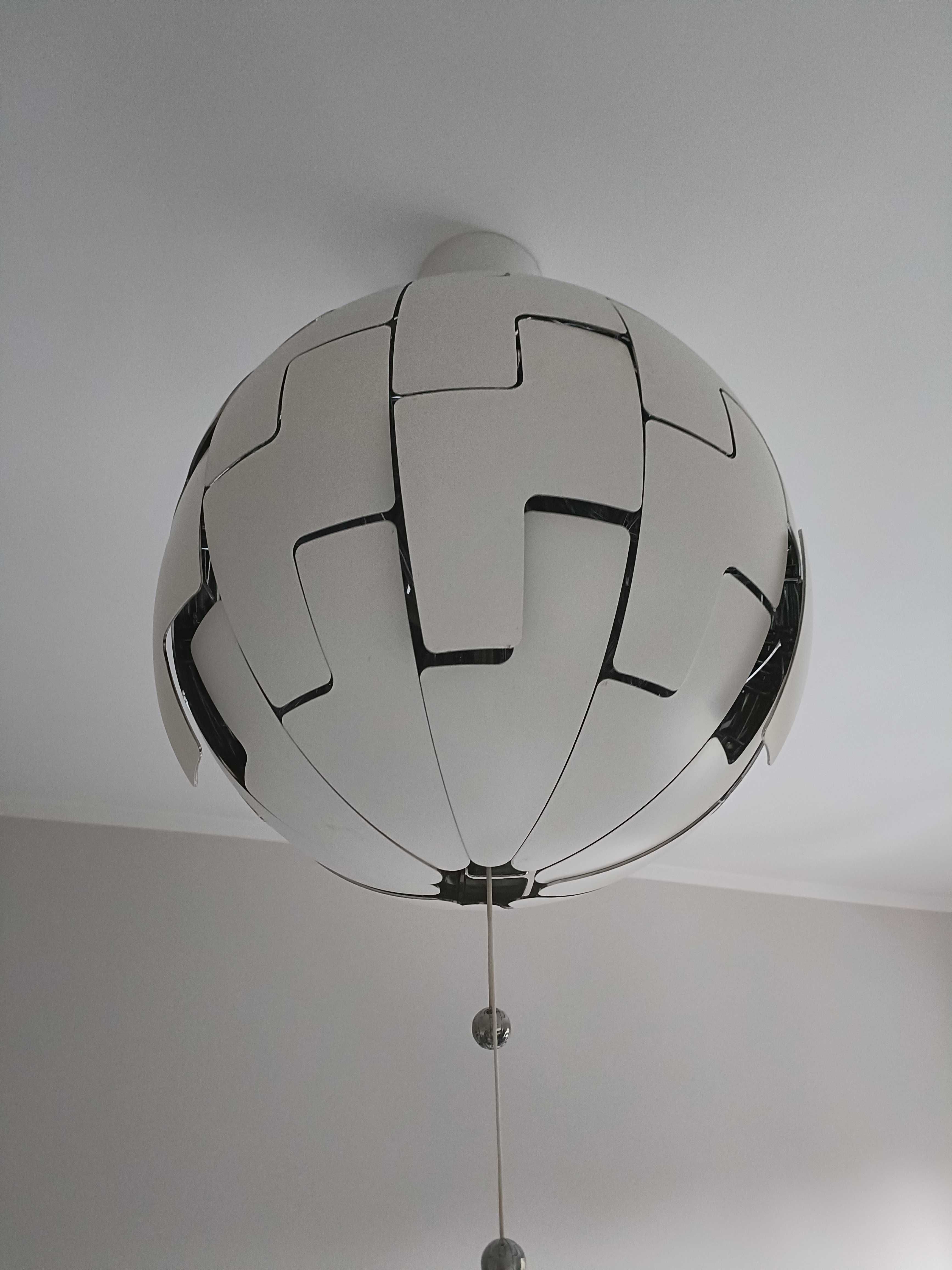 Lampa Ikea ps 2014 - 52cm - biało/srebrna