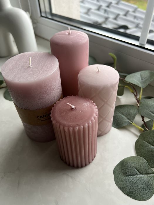 Свічки JYSK рожеві