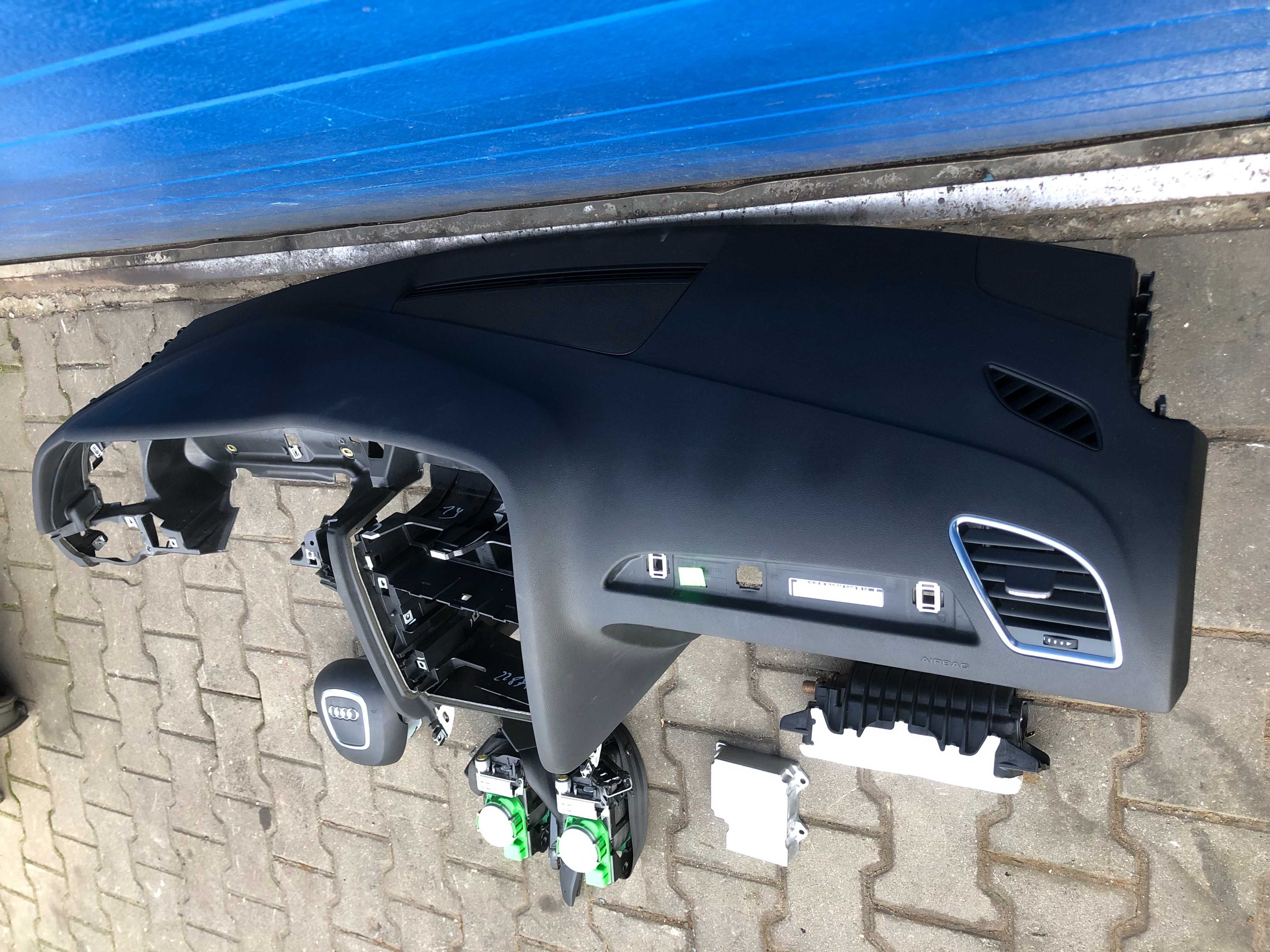 Konsola Deska AirBag Poduszka AUDI A4 S4 B8 Komplet Europa