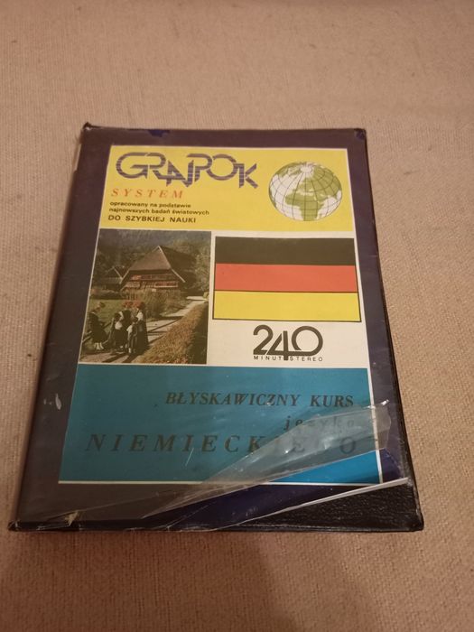 Kurs Błyskawiczny j.Niemiecki kasety magnetofonowe WARTO !!